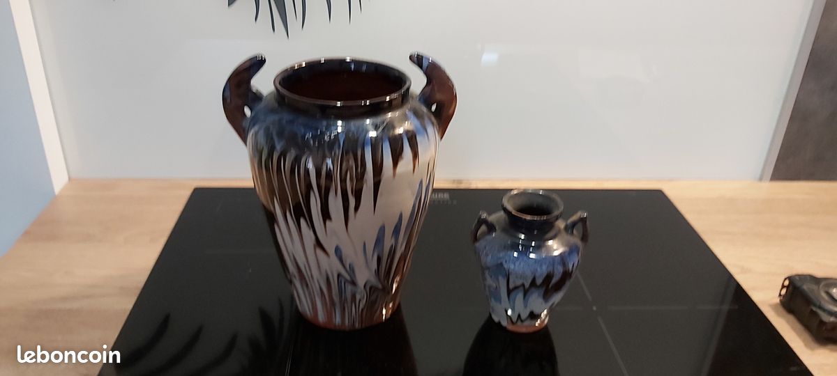 Vases art déco d'inspiration Vallauris (image 1)
