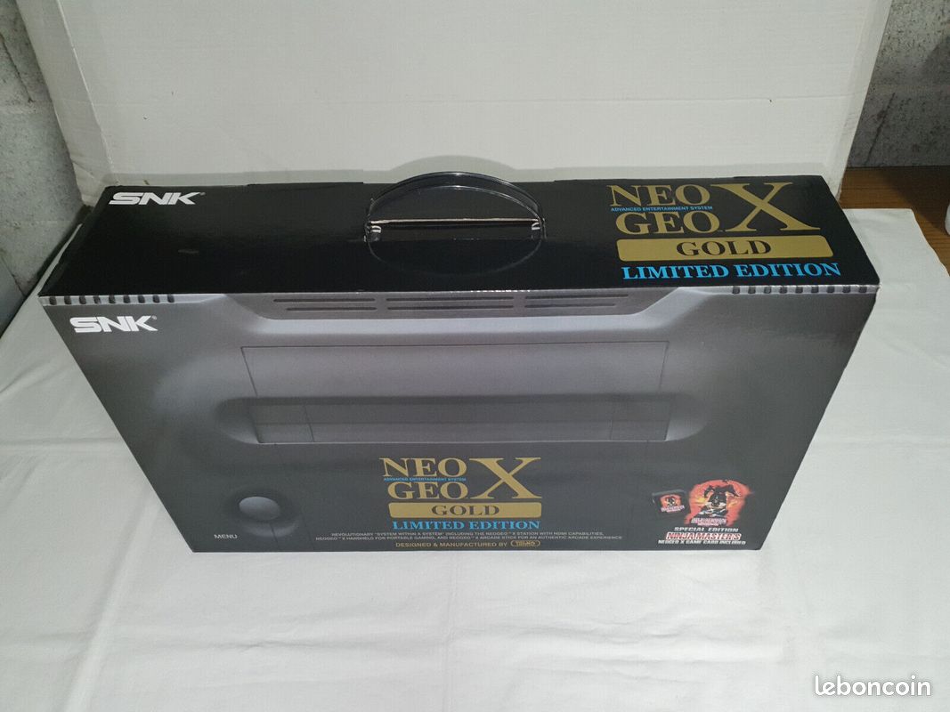 Console neo geo X gold neuve en boite scellée (image 1)
