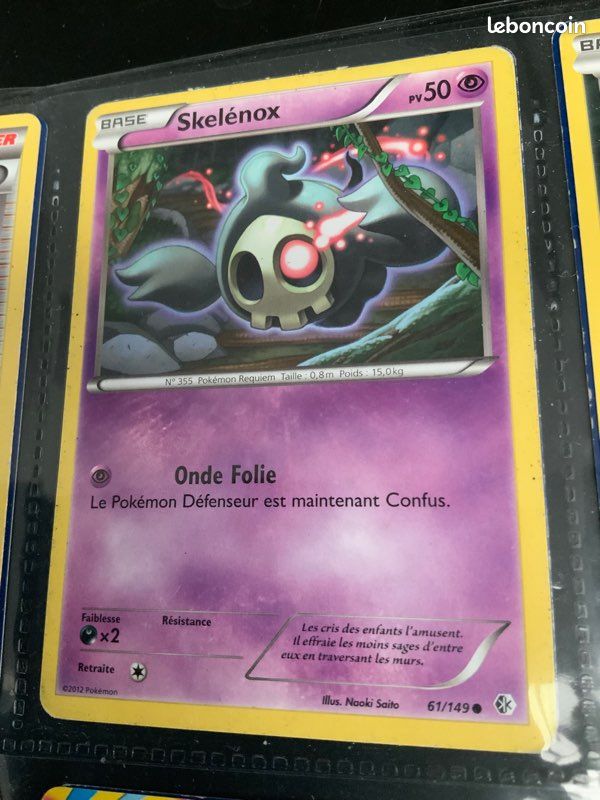 Cartes Pokémon : 61/149 – skelenox (image 1)