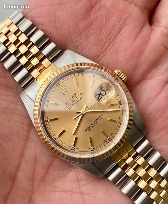 Rolex Datejust 16233 bi ton circa 2002 (image 1)