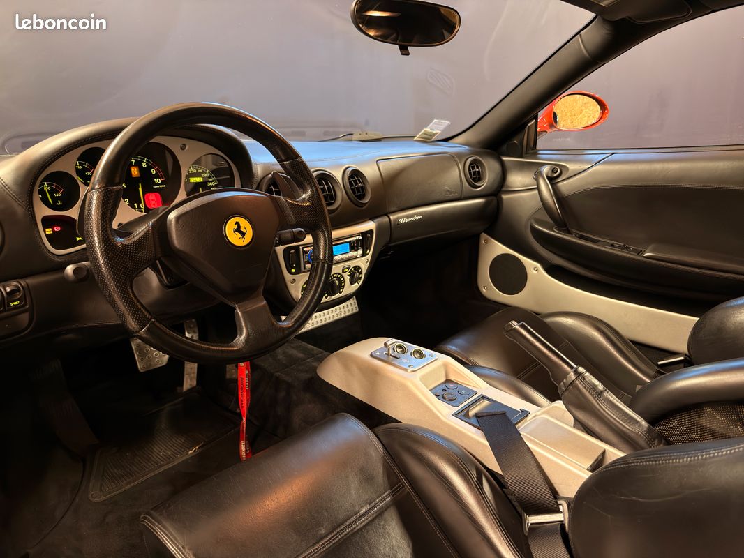 Ferrari 360 modena f1 - siéges f1 carbon avec harnais - aileron novitec rosso - (image 4)