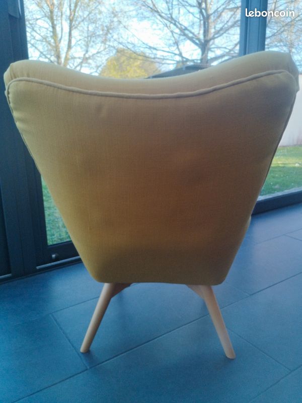 Petit fauteuil jaune (image 4)