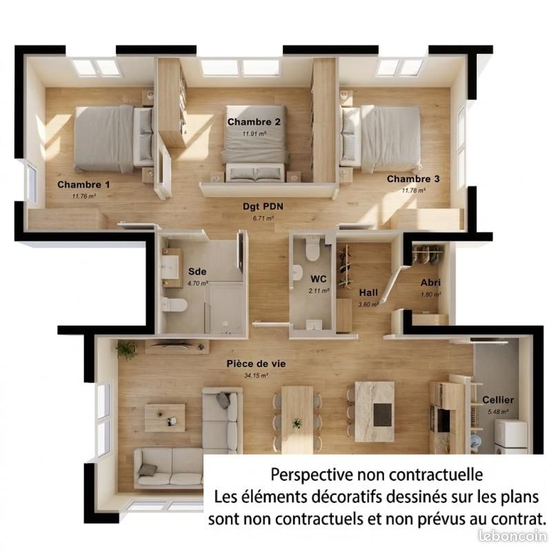 Maison 4 pièces 92 m² · à Pluvigner · 92 m² · 294 036 €
