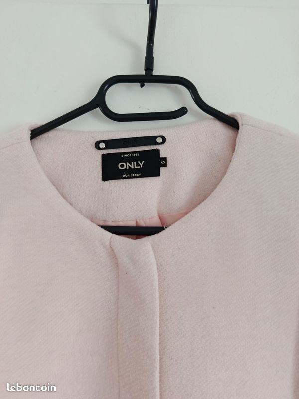 Veste longue rose Only (image 2)