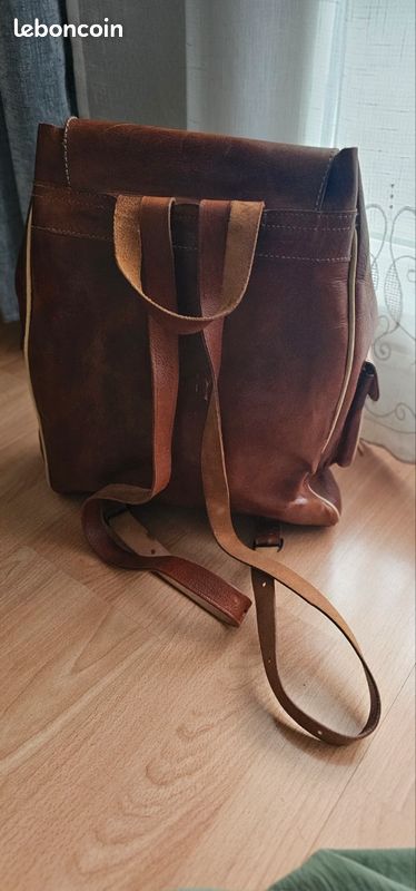 Sac à dos cuir vintage (image 4)