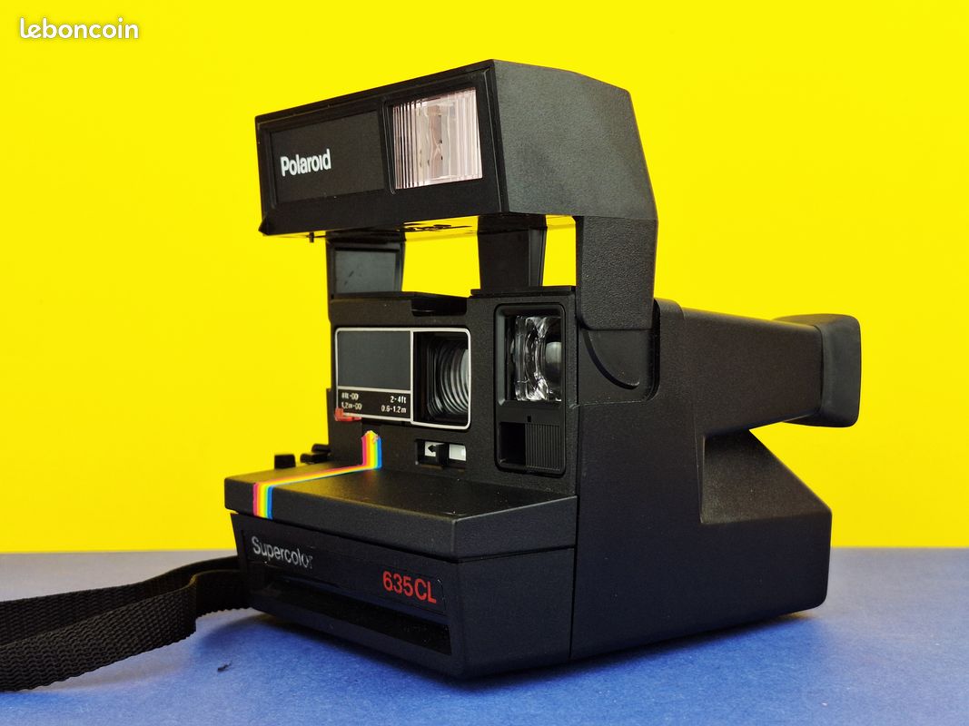 Appareil Photo Instantané Polaroid Supercolor 635, Vendu Pour Pièces Ou Réparation, Non Testé