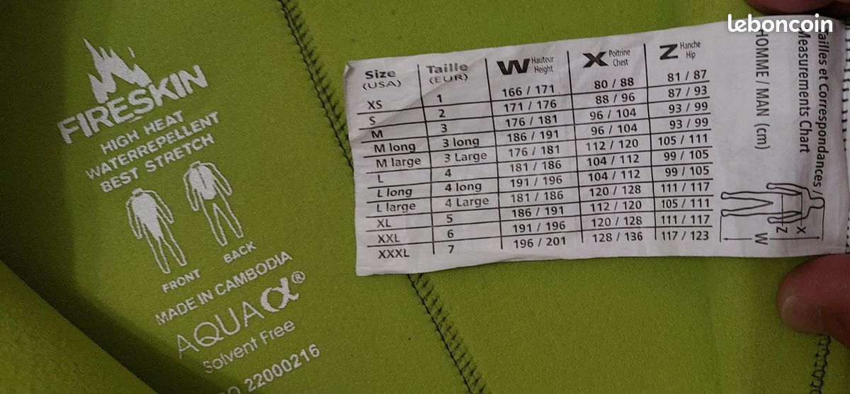 Combinaison plongée Homme 7mm Beuchat T3 ( M ) Large (image 7)