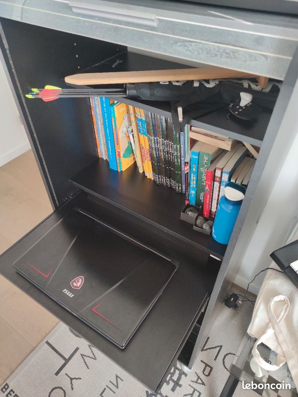 Caisson de bureau mobile noir New-York (image 5)