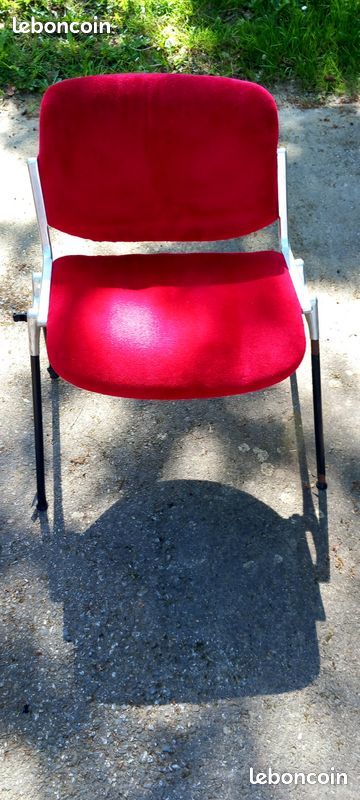 Lot de 6 chaises vintage DSC 106 de GIANCARIO Piretti pour CASTELLI (image 5)