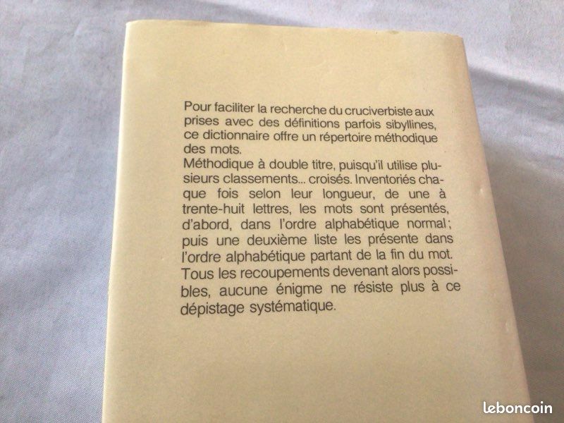 Dictionnaire des mots croisés (image 2)