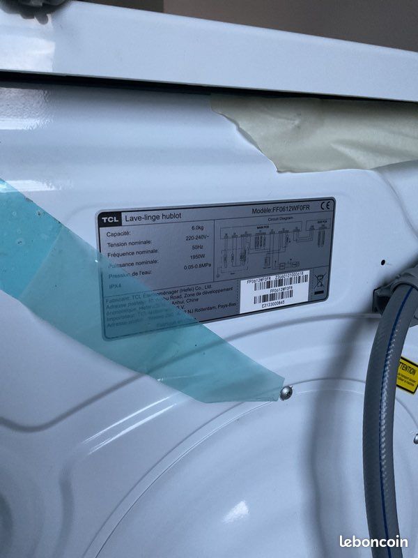 Lave-linge (machine à laver) 6kg TCL (image 5)