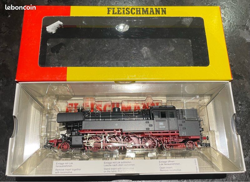 Locomotive Vapeur Fleischmann HO 1351, époque 3, Vintage Neuve En Boîte