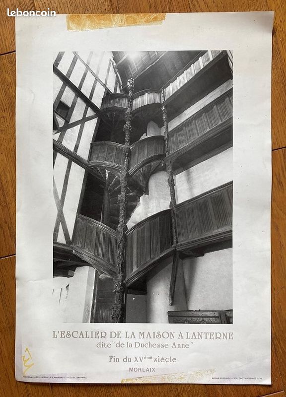 Affiche poster L'escalier de la maison à lanterne_44x30.4cm (image 4)