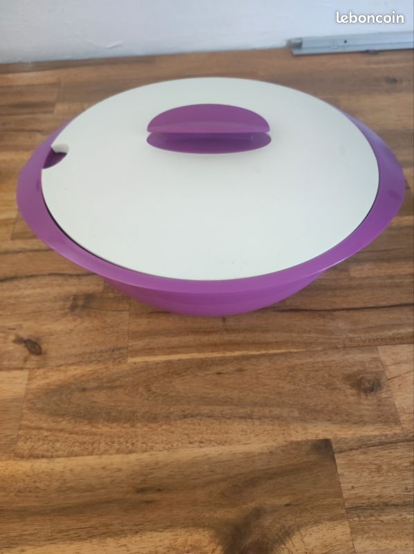 TUPPERWARE Iso Duo Micro Ondes 3,5 L gris blanc (2