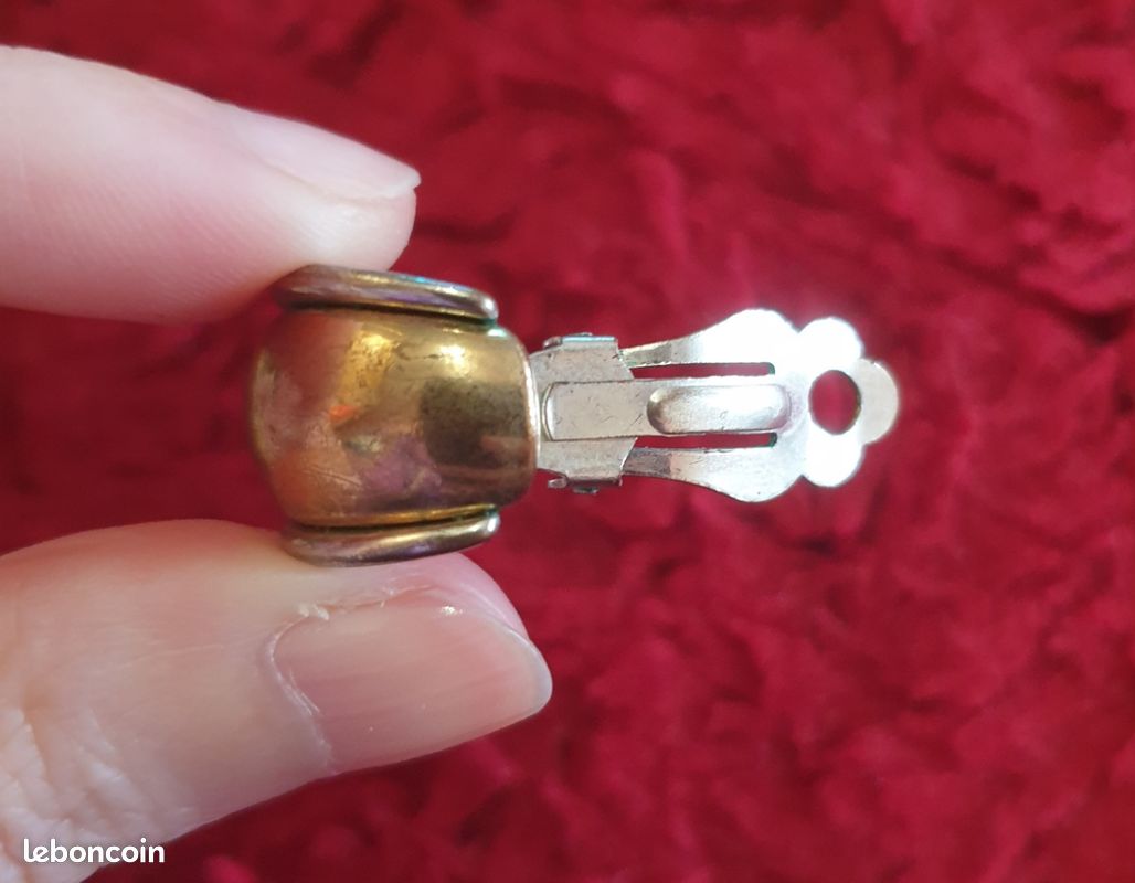 Broche clips en métal doré | Kaufen auf Ricardo