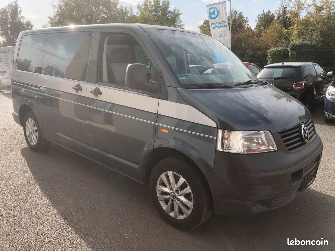 VW Multivan 2,5L TDI 130 BNZ Diesel 08/2007 Climatisation BV6 152000kms 19999euros (image 2)