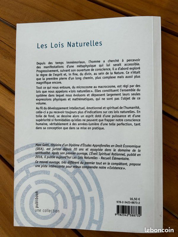 Livre neuf- les lois naturelles-spiritualite (image 2)