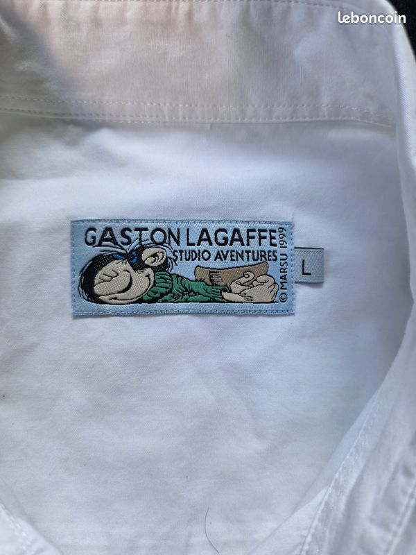 Chemise Gaston Lagaffe Studio Aventures L (image 4)