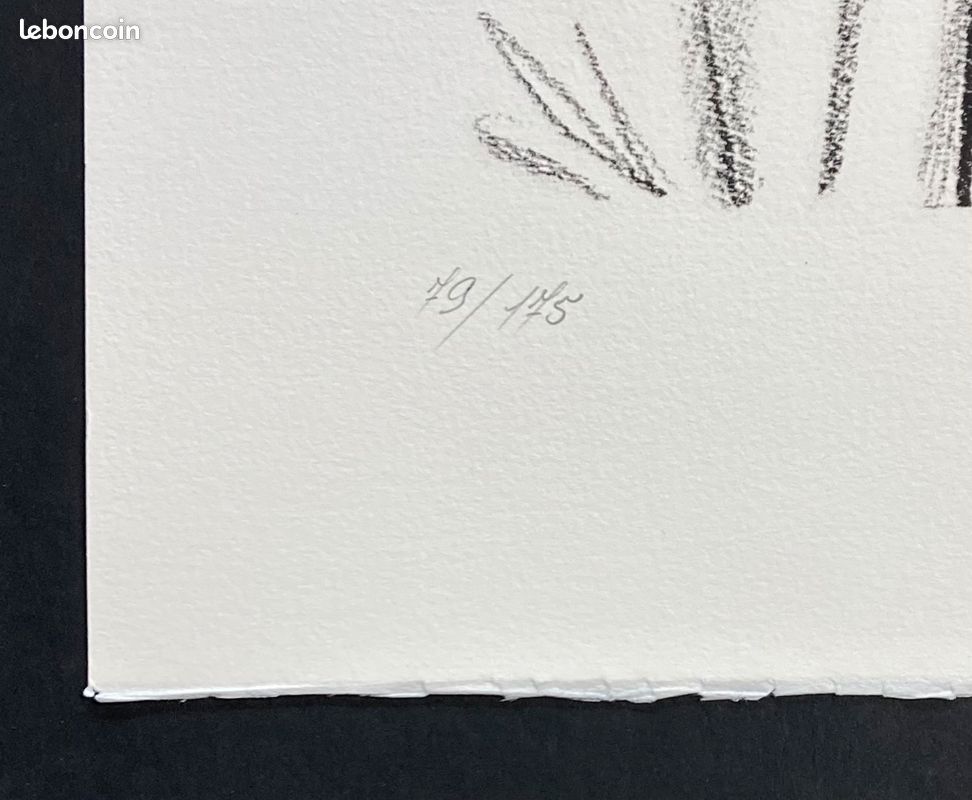 Henri EISENBERG "Tefillim" Lithographie signée & numérotée (image 4)