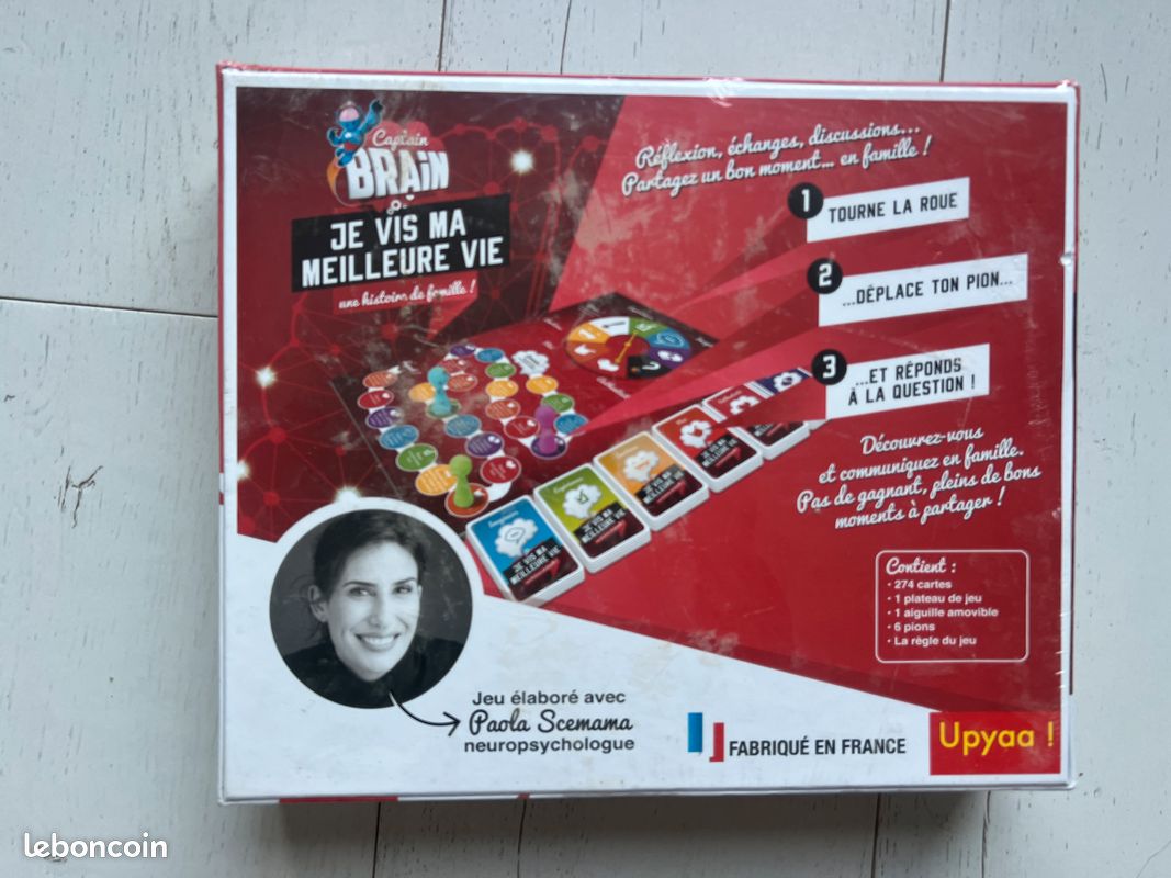 Jeu de société Neuf et Scellé "Je vis ma meilleure vie" une histoire de famille Captain Brain Upyaa (image 2)