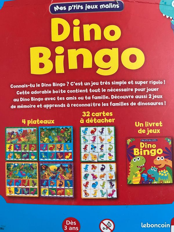 Jeu loto dinosaure (image 2)