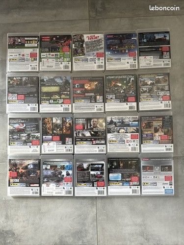 PS2 Lot 10 Jeux FIFA Call Of Duty Quake Wars Battlefield