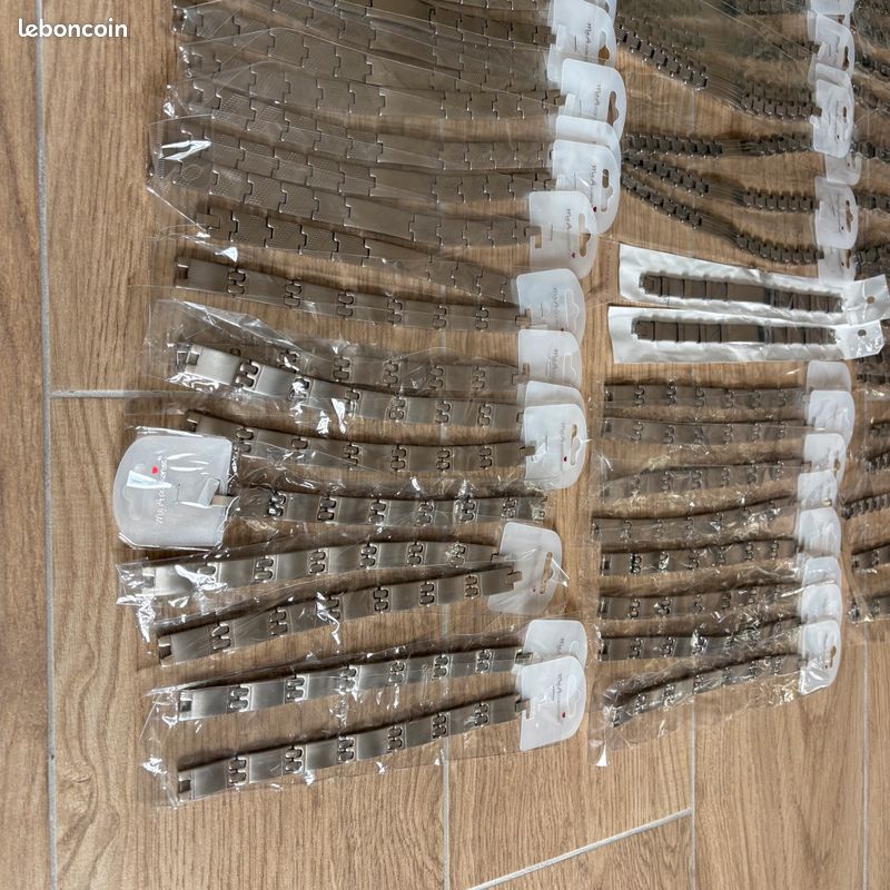 Lot de 84 bracelets acier homme neuf (image 4)