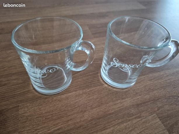 Tasse Senseo En Verre Motif Arc-en-ciel - Capacité 12 Cl, Pour Machine Senseo