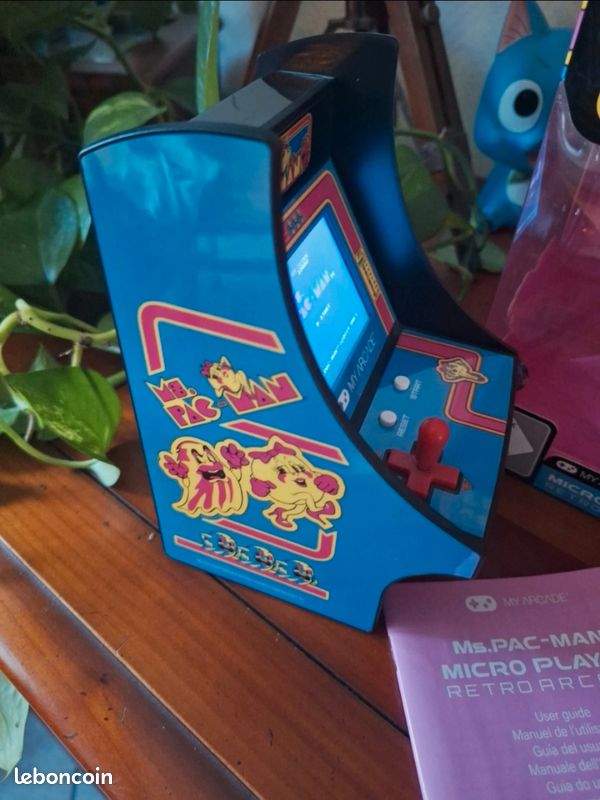 Acheter Mini Borne d'Arcade Console Rétro Thème Ms. Pac-Man