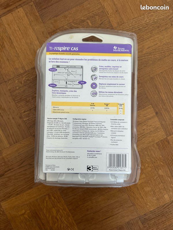 Texas Instruments TI‑Nspire CAS TI-89 – Calculatrice Graphique (image 3)