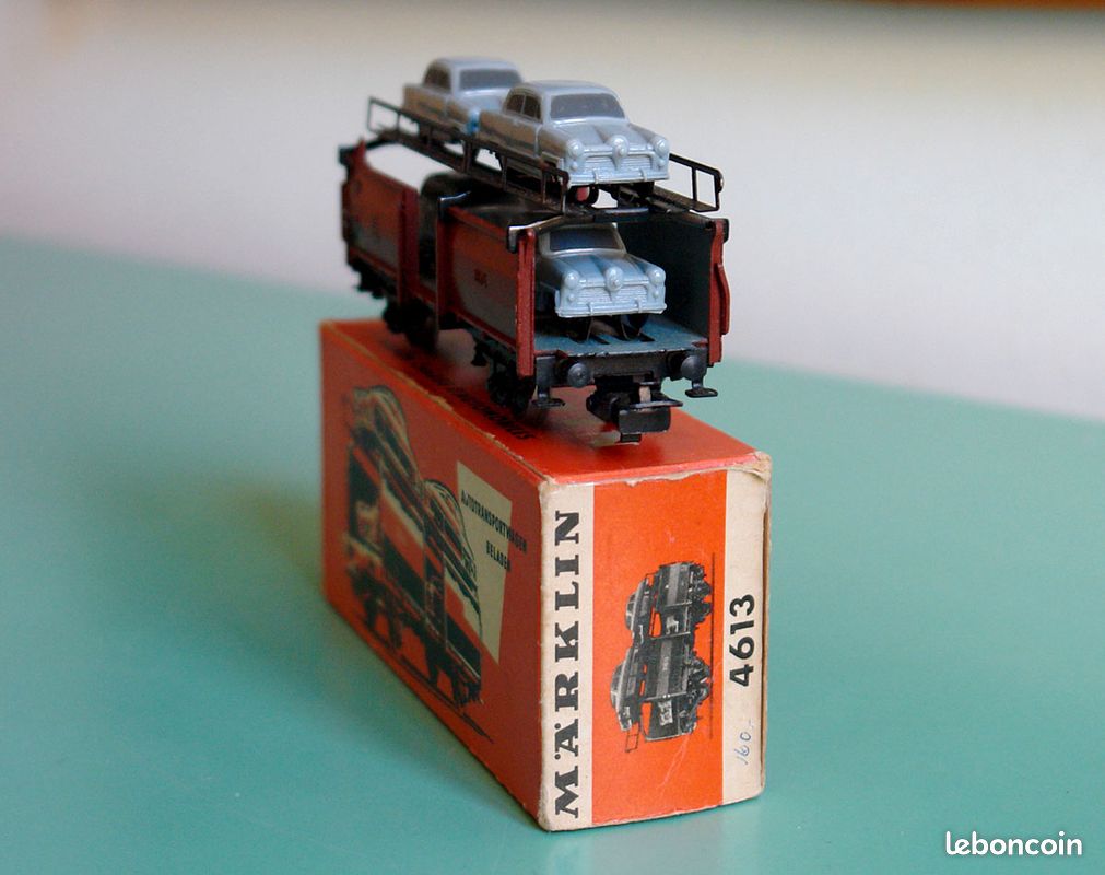 Märklin H0 46133 - Wagon Transport De Voitures (Années 70, Analogique, AC)