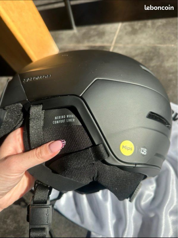 Casque visière Salomon Driver Prime Sigma Photo Mips Black Sky Blue - L (image 9)
