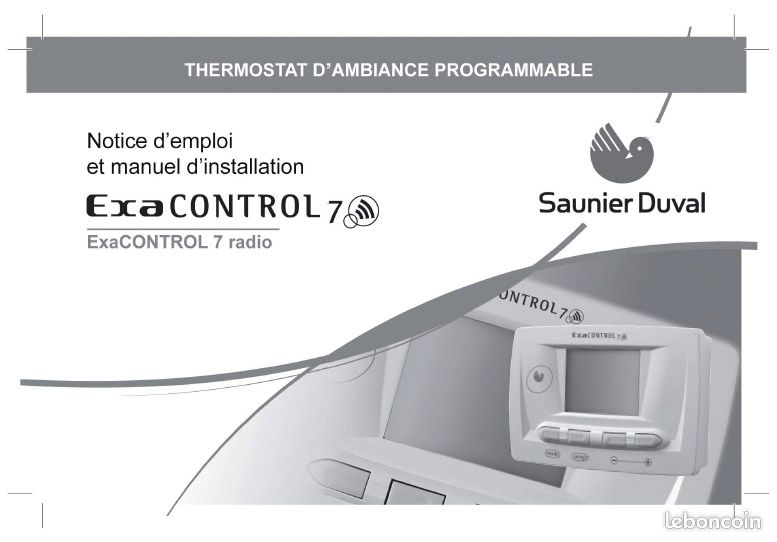 Notice Saunier Duval E7 Exacontrol E7 Manual Pdf Manual Exacontrol