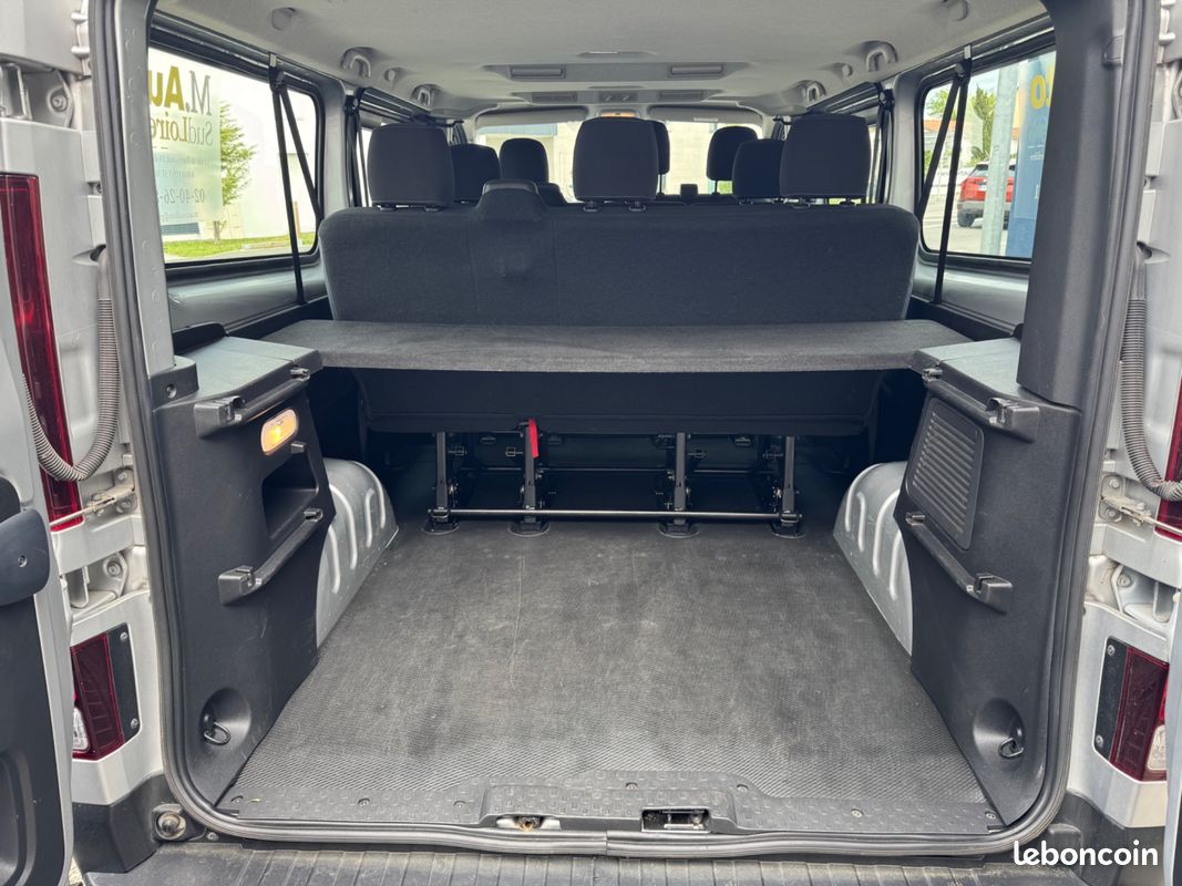 RENAULT TRAFIC COMBI 9 places 1.6 DCI 120 L2 ZEN / TVA Récupérable / DOUBLE PORTE LATERALE (image 10)