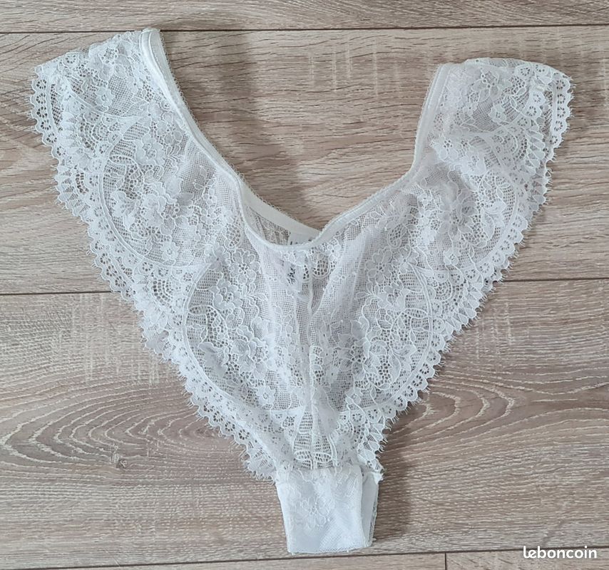 T. 40 (L) - Culotte en dentelle blanche UNDIZ (image 1)