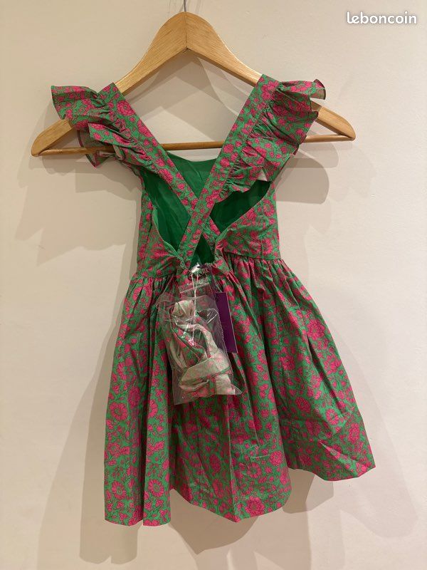Robe Fille Jacadi – Taille 10 Ans – Neuf Avec Étiquettes – Qualité Et Élégance