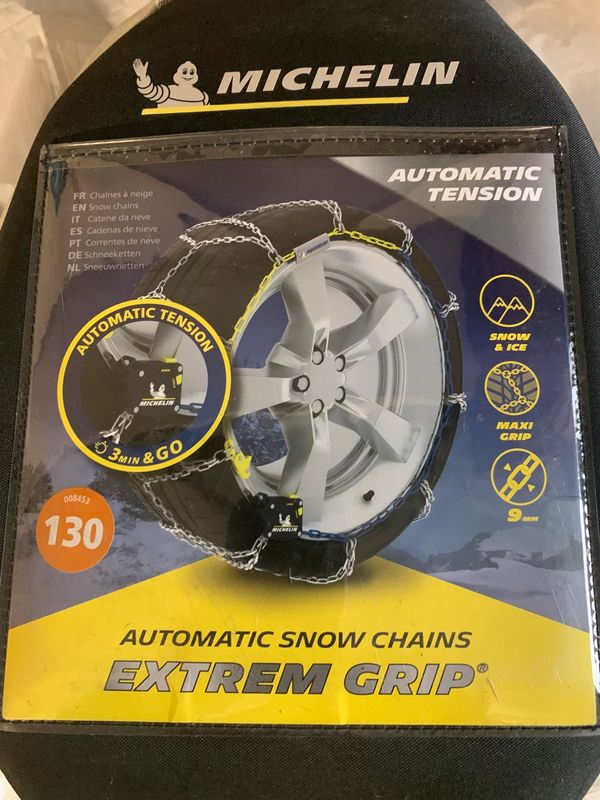 MICHELIN Chaines à neige Extrem Grip, Tension Automatique, N°100 :  : Auto et Moto