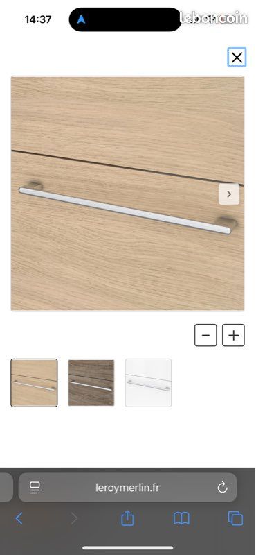 Poignées 40cm métal meuble cuisine ou salle de bain (image 9)