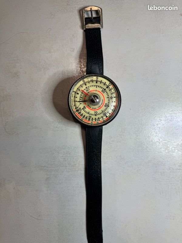 Profondimètre De Plongée Vintage Mega Sport - Fabriqué En Italie (Sub)