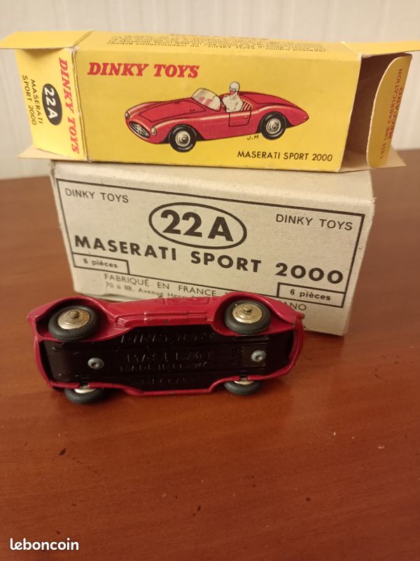 Dinky Toys France 1/43 - Maserati Sport 22A - Reproduction Boîte Vintage