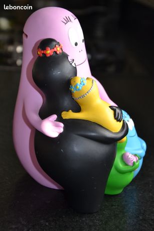 10⚜️ Tirelire Barbapapa Plastoy Barbalala Dans Sa Voiture Rose