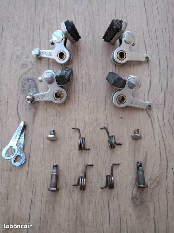 Paire D’étriers De Frein Cantilever MAFAC – Vintage France, Aluminium Argenté