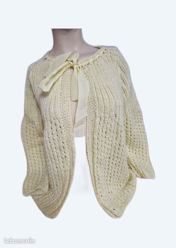 Gilet / Liseuse en laine - Taille unique - Comme neuf (image 1)