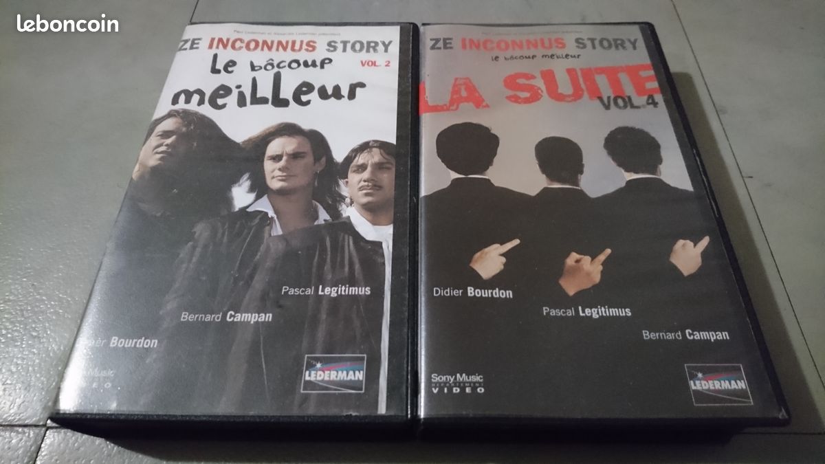VHS ze inconnus story (lot) (image 1)