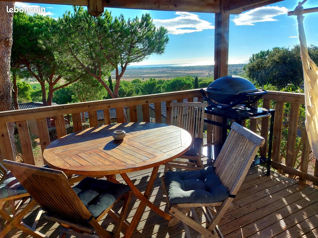 Cap d'Agde chalet climatisé vue mer - location de vacances (image 1)