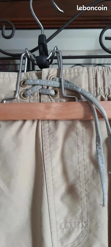Pantacourt blanc femme "Starway" Taille 38 (image 3)