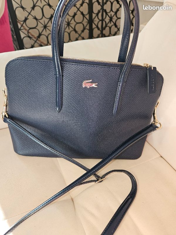 Main Lacoste Femme Sac Cabas Lacoste Bleu Marine Lacoste Sac Main