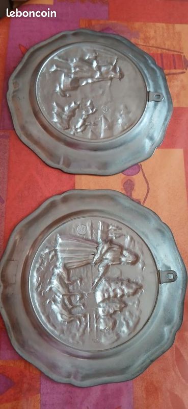 Assiette étain (image 4)