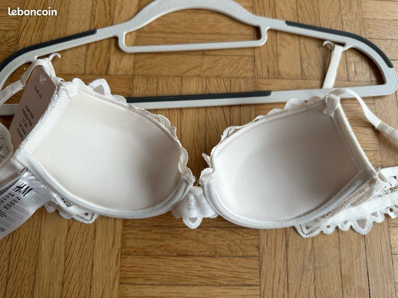 Neuf - soutien gorge blanc 90A (image 5)