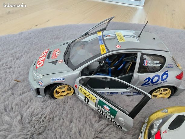 1/18 AUTOART PEUGEOT 206 Wrc 2001 Monte Carlo Rally avec sa boîte d'origine EUR 299,00 - ES